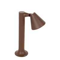 QAZQA Modern buiten paaltje roestbruin 30 cm IP44 verstelbaar - Ciara - thumbnail