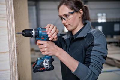 Bosch Professional GSB 18V-90 C Accu klop-/schroefboormachine 18V 4.0 Ah in L-Boxx - 06019K6103 - thumbnail
