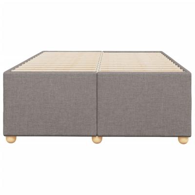 Bedframe zonder matras 120x200 cm stof taupe