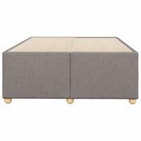 Bedframe zonder matras 120x200 cm stof taupe - thumbnail
