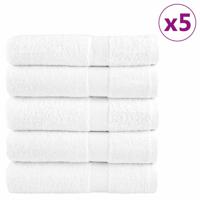 Badhanddoeken 25 st 600 g/m 70x140 cm 100% katoen wit - thumbnail