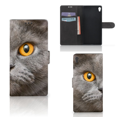 Telefoonhoesje met Pasjes Sony Xperia XA Ultra Britse Korthaar Telefoonhoesje met Pasjes Sony Xperia XA Ultra Britse Korthaar