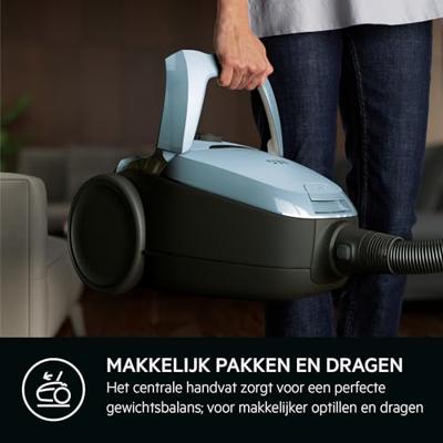 AEG VX82-1-4MB Stofzuiger met zak Blauw - thumbnail