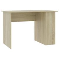 VidaXL Bureau 110x60x73 cm bewerkt hout sonoma eikenkleurig - thumbnail