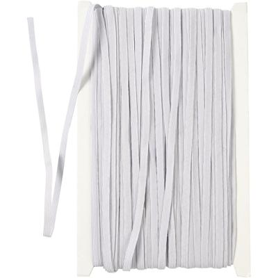 Creativ Company Elastiek dikte 6mm wit, 50m Creativ Company Elastiek dikte 6mm wit, 50m