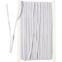 Creativ Company Elastiek dikte 6mm wit, 50m - thumbnail