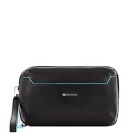 Piquadro Brief Wrist Clutch black Herentas - thumbnail