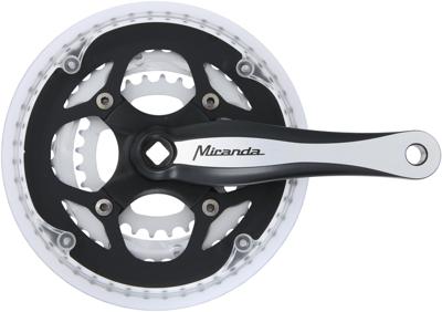 MIRANDA crankstel "beta 3r plus" crankset beta 3r plus 170mm 28/38/48t w.cg