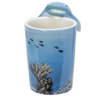 Walvis Haai - Gevormd Handvat Keramiek Mok - thumbnail