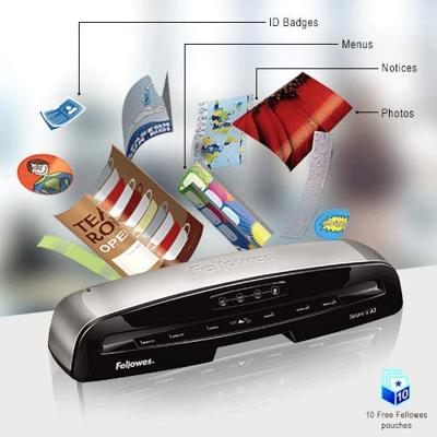Fellowes Saturn 3i A3 300 mm/min Zwart, Zilver Fellowes Saturn 3i A3 300 mm/min Zwart, Zilver