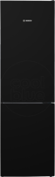 Bosch Serie 4 KGV36VBEAS koel-vriescombinatie Vrijstaand 308 l Zwart - thumbnail