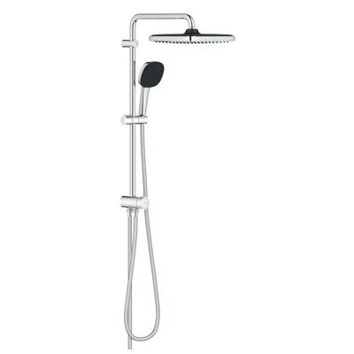 GROHE Vitalio Comfort 250 QuickFix Regendoucheset - hoofddouche - 25cm - vierkante handdouche - 2 straalsoorten - chroom 26698001 GROHE Vitalio Comfort 250 QuickFix Regendoucheset - hoofddouche - 25cm - vierkante handdouche - 2 straalsoorten - chroom 26698001