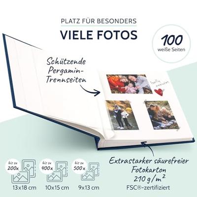 Goldbuch 31 708 Fotoalbum (b x h) 30 cm x 31 cm Blauw 100 bladzijden