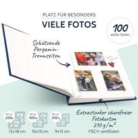 Goldbuch 31 708 Fotoalbum (b x h) 30 cm x 31 cm Blauw 100 bladzijden - thumbnail