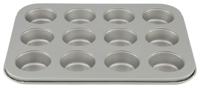 HEMA Mini Muffinbakvorm - 12 Stuks (grijs) - thumbnail