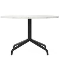 Audo Copenhagen Harbour Column salontafel Ø80 wit Estremoz marmer - thumbnail