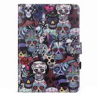 Voor Galaxy Tab een 9.7 / T550 Ghost hoofd patroon horizontale Flip leerhoes met houder & kaartsleuven & portemonnee - thumbnail