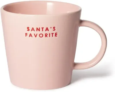 Vondels theemok keramiek santa&apos;s favorite 10x11cm pink