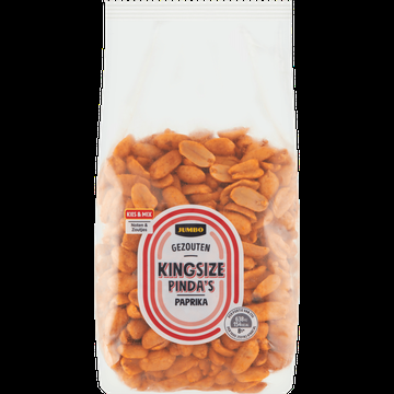 Jumbo Gezouten Kingsize Pinda's Paprika 350 g Jumbo Gezouten Kingsize Pinda's Paprika 350 g