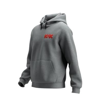 Safety Jogger ACDC Hoodie | Lichtgrijs/Rood | Maat 3XL - WI10163XL