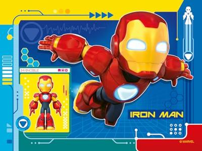 Ravensburger legpuzzel iron man en zijn fantastische vriendjes - 4 puzzels - thumbnail