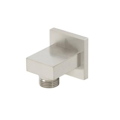 BWS Luxe Messing Muur Doucheaansluiting Vierkant 1/2" Geborsteld Staal BWS Luxe Messing Muur Doucheaansluiting Vierkant 1/2" Geborsteld Staal