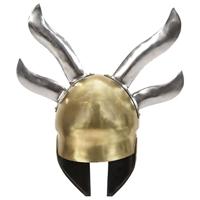 VidaXL Soldatenhelm grieks replica larp staal messingkleurig - thumbnail