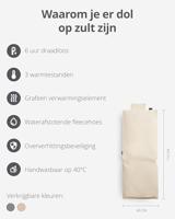 Duux Mellow Long Chair Pad (40 x 110) Elektrische deken Beige - thumbnail