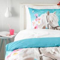 Good Morning Kinderdekbedovertrek "paard" - Multi - (140x200/220 cm) - Katoen - thumbnail