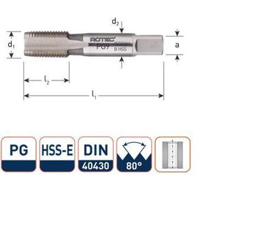 Rotec HSSE 800 M.Tap PG 16-18 - 3451600