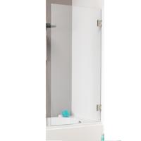 Sealskin I AM badwand 1 delig 750 breed 1600 hoog Roestvrij staal helder glas met antikalk CSK010755325100 - thumbnail