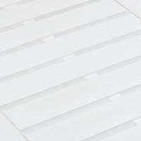 Tuintafel 78x55x38 cm kunststof wit - thumbnail