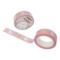 Washi Tape - Pink Moon Ombre - Gold Foil - thumbnail