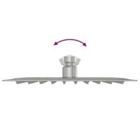 Regendouchekop 304 20x20 cm vierkant roestvrij staal - thumbnail