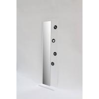 INK Fonteinplanchet Note Staal Inclusief Spiegel Glans Wit 20x70 cm - thumbnail