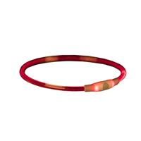 Flash lichthalsband 65 cm multicolor voor de hond 2 stuks - thumbnail