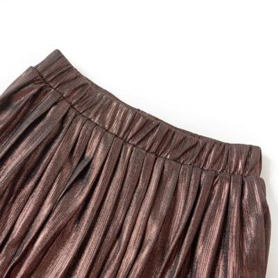 Kinderrokje met glitters 104 cognackleurig Kinderrokje met glitters 104 cognackleurig