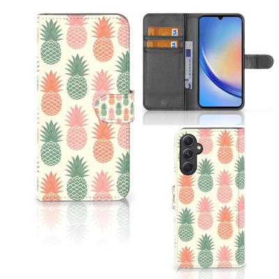 Samsung Galaxy A24 4G | Book Cover | Ananas