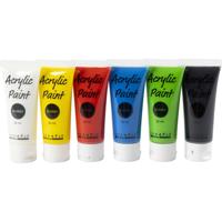 Creativ Company Acrylverf glossy, standaardkleuren, 6x20 ml/ 1 doos - thumbnail