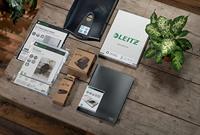 Leitz Recycle elastomap met 3 kleppen, uit karton, ft A4, zwart - thumbnail