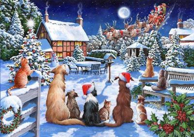 No 19 Santa Paws Puzzel 500 Stukjes No 19 Santa Paws Puzzel 500 Stukjes