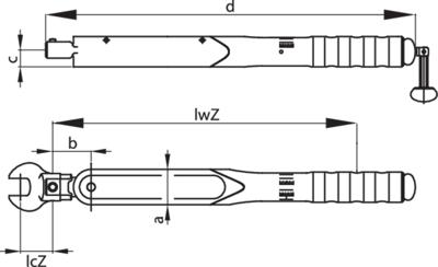 Gedore Momentsleutel CZ 16 MM - 7704340 Gedore Momentsleutel CZ 16 MM - 7704340