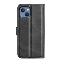 Casecentive Leren Wallet case met sluiting iPhone 15 Pro zwart - thumbnail