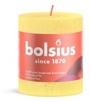Bolsius Stompkaars Rustiek 8x6,8cm Sunny Yellow - thumbnail