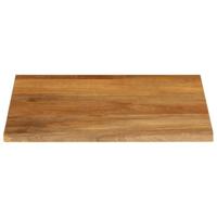 Tafelblad met natuurlijke rand 60x60x2,5 cm massief mangohout - thumbnail