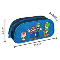 Undercover Etui super mario blauw met rits - thumbnail