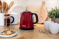 Waterkoker Russell Hobbs 24992-70 1 L 2400W Rood Roestvrij staal Plastic/Roestvrij staal 2400 W 1 L - thumbnail