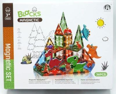 Jonotoys Magnetische bouwset met dino figuren Jonotoys Magnetische bouwset met dino figuren