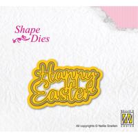 Nellie's Choice • shape die tekst happy easter - thumbnail