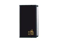 Telefoonregister A-Z 4-rings zwart - thumbnail